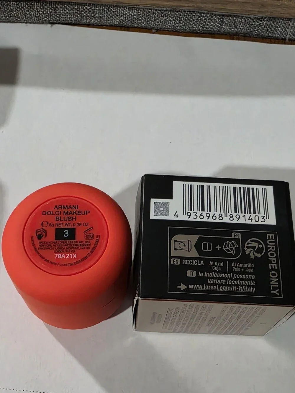 Giorgio Armani DOLCI BLUSH 3 APRICOT BLUSH. BNIB